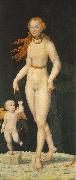 CRANACH, Lucas the Younger Venus and Amor fghe painting